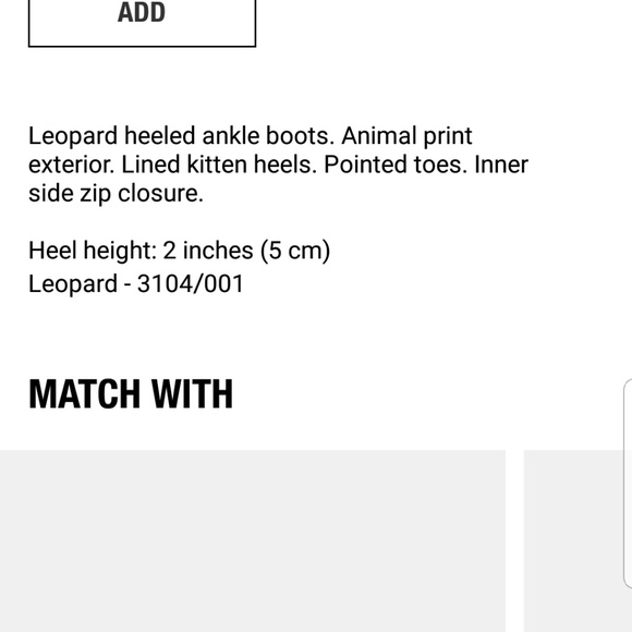 Zara Snake Skin Leather Print Ankle Boots - Picture 7 of 7